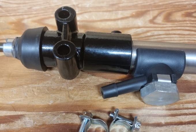 Master/Brake Cylinder SET Triumph T140 rear Stainless Steel