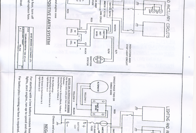 Power Box f. single Phase Alternators 12V