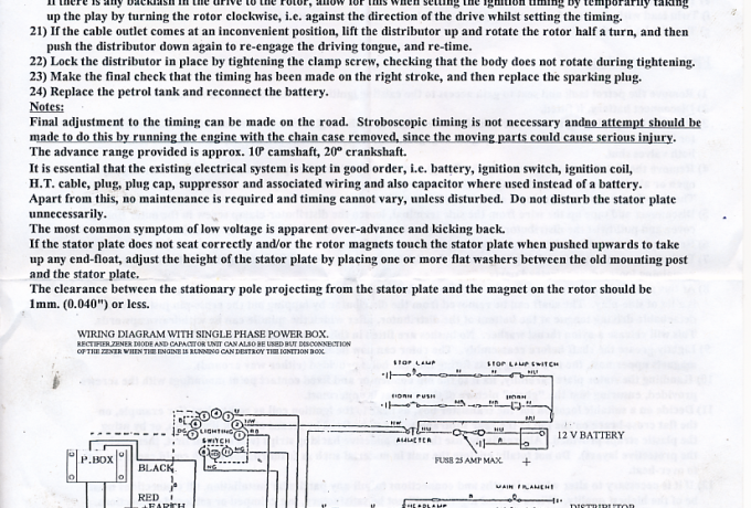 Elektronische Zündung Boyer Triumph/BSA/ Einzyl. MKIV 12 V Distributor Type.