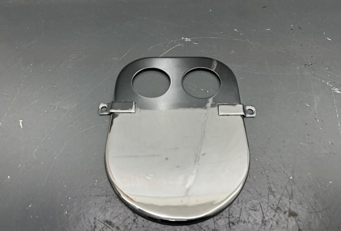 Norton. Air Filter Front Plate Chrome Plated.