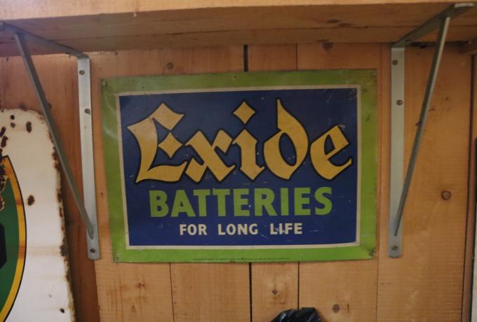 Exide Batteries Sign
