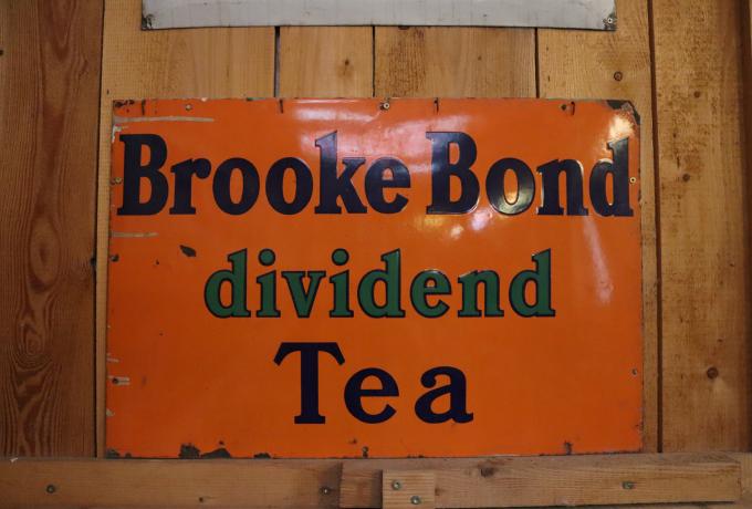 Brooke Bond dividend Tea Sign
