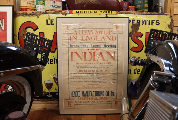 Indian Poster framed
