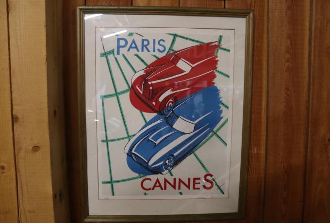 Paris Cannes framed picture