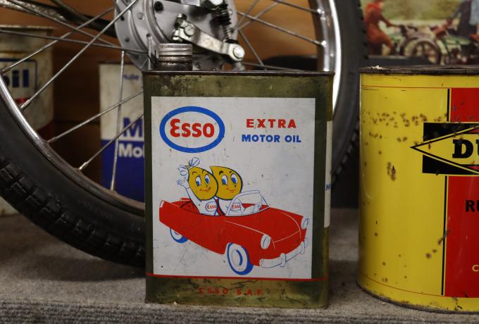 Esso Extra Motor Oil can