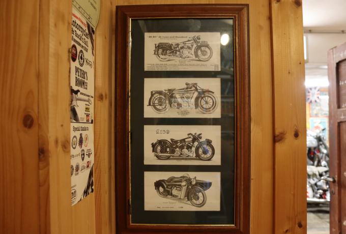 Brough Superior SS80 framed picture