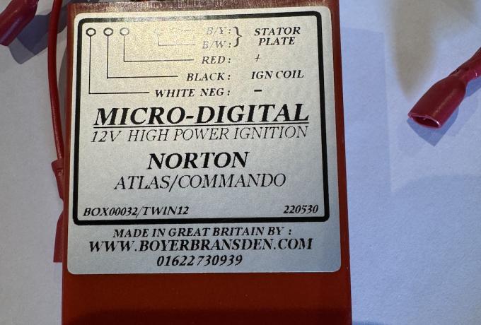 Micro Digital High Power Ignition 12V Norton Atlas/Commando