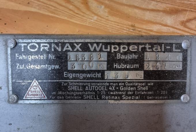 Tornax Wuppertal - L. Chainguard with ID-Plate. used