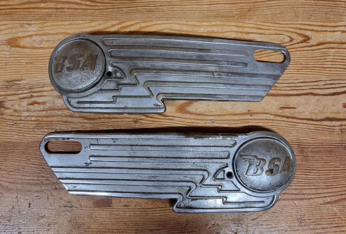 BSA Petrol Tank Badge Pair used.