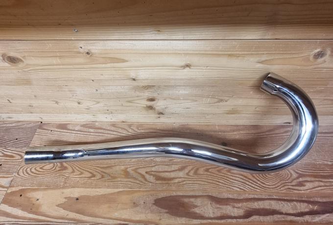 BSA B50 Exhaust Pipe. chrome. 1 1/2". 1967-