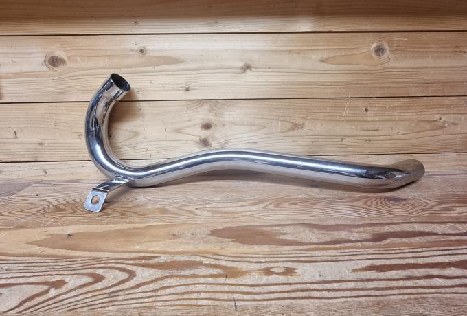 BSA B50 Exhaust Pipe. chrome. 1 1/2". 1967-