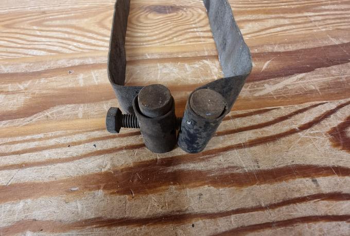 Vintage Battery Strap used. 