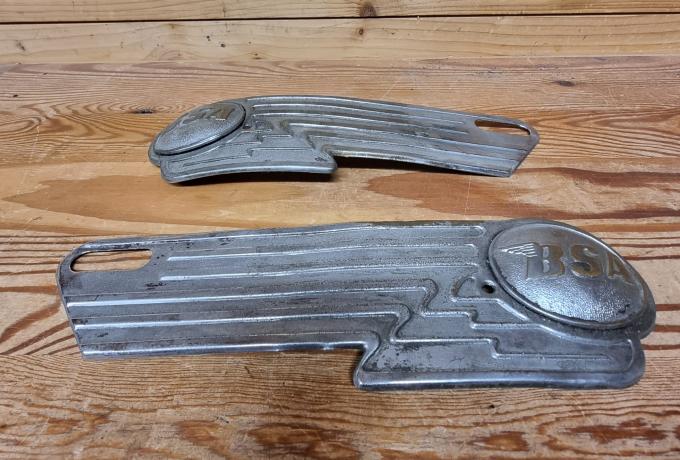 BSA Petrol Tank Badge Pair used.