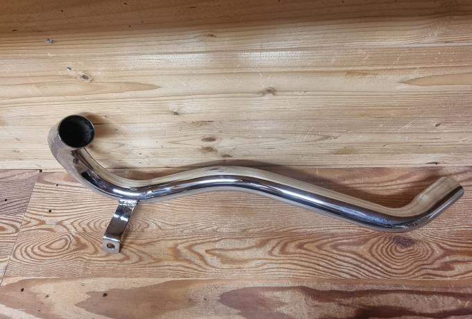 BSA B50 Exhaust Pipe. chrome. 1 1/2". 1967-
