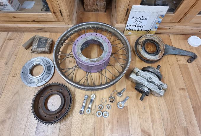 Triumph Wheel Parts used. 