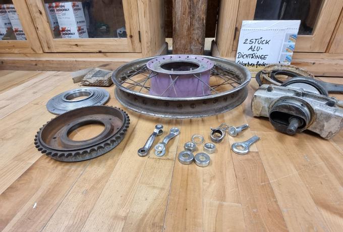 Triumph Wheel Parts used. 