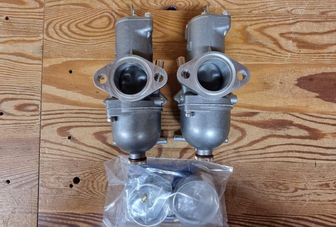 Amal. Royal Enfield Interceptor. Carburettor Pair Premium. STD. 1967-1968. 