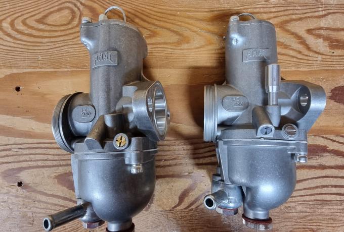 Amal. Royal Enfield Interceptor. Carburettor Pair Premium. STD. 1967-1968. 