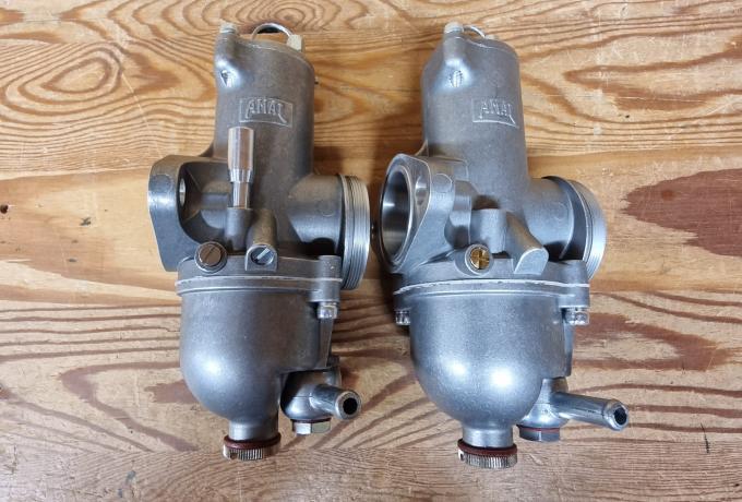 Amal. Royal Enfield Interceptor. Carburettor Pair Premium. STD. 1967-1968. 