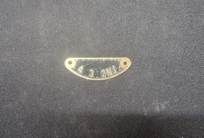 Gear Indicator Plate Triumph 