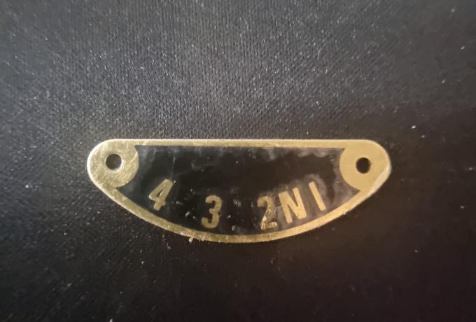 Gear Indicator Plate Triumph  