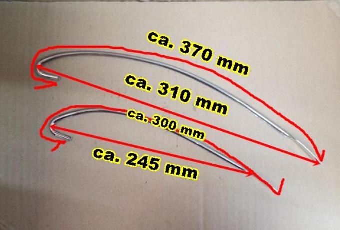 BSA A65 Petrol Tank Strips Set 4 Gallon