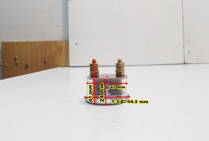 Amperemeter/Ammeter Lucas 12V 1 3/4"