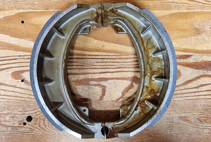 Velocette Front Hub. Brake Shoe Pair Alloy