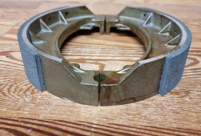 Velocette Front Hub. Brake Shoe Pair Alloy