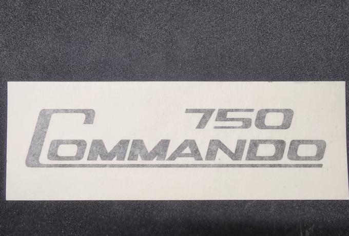 Norton 750 Commando Decal / Sticker. Black. Vinyl 