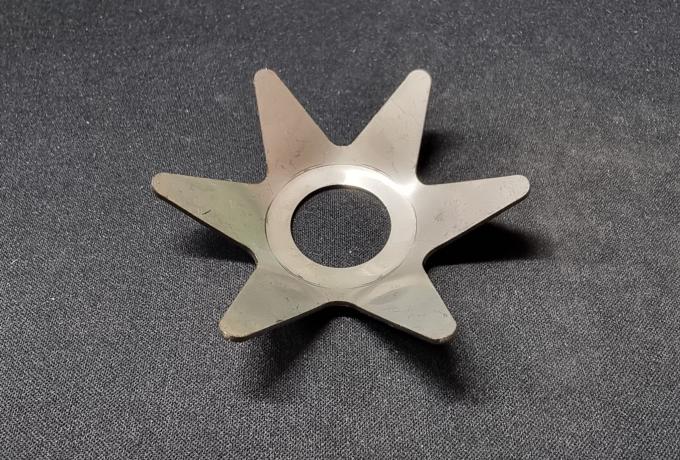 Brough Superior Front Wheel Star Washer. Stainless Steel. 