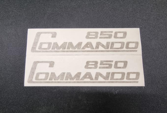 Norton Commando 850 Side Panel Sticker, Gold /Pair