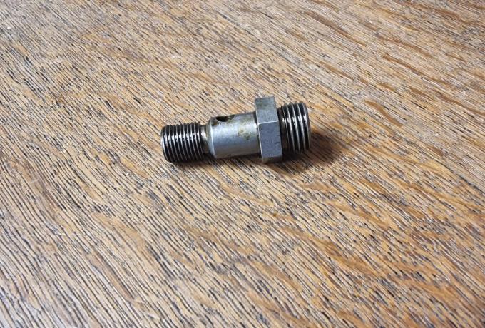 Brough Superior. Crankcase Oil Pipe Pillar