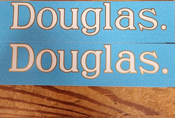 Douglas Tank Sticker /Pair. Waterslide