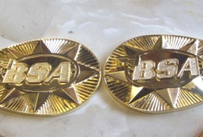 BSA Tank Badges  Metal /Pair