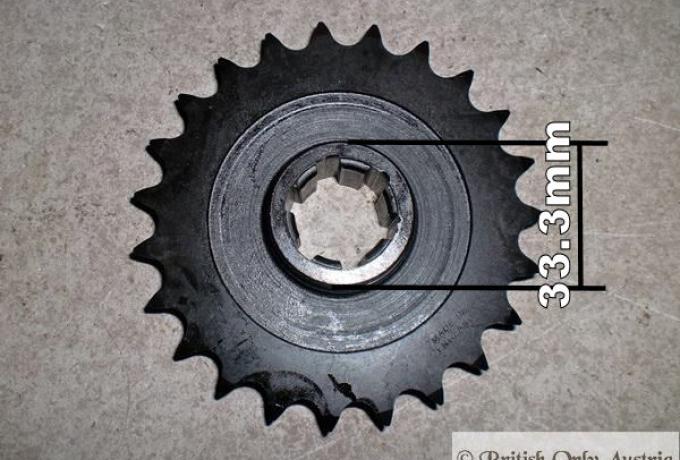 Triumph Pre Unit Motorritzel 23Z.