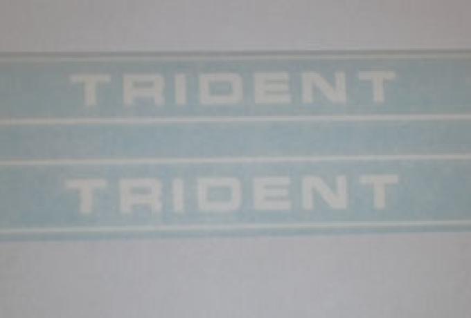 Triumph "Trident" Aufkleberpaar f. Seitendeckel 1971