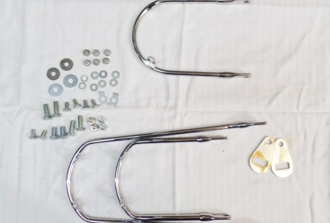 Triumph T100 500cc 1971 Front Mudguard Stay Set