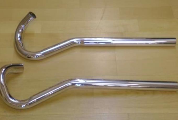 Rudge High Level Auspuffrohre/Auspuffkrümmer /Paar 1 1/2"