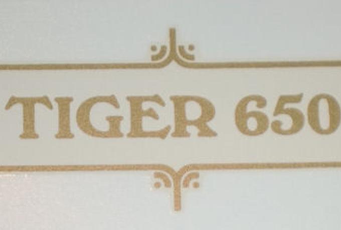 Triumph "Tiger 650" Panel Transfer 1970s