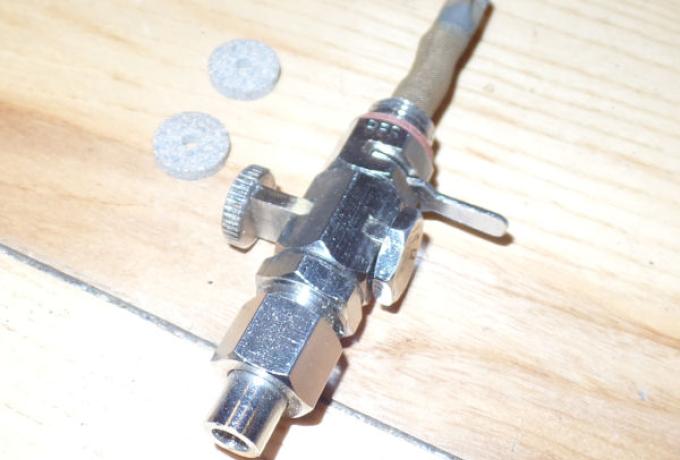 Benzinhahn mit Reserve 1/4" x 1/4"