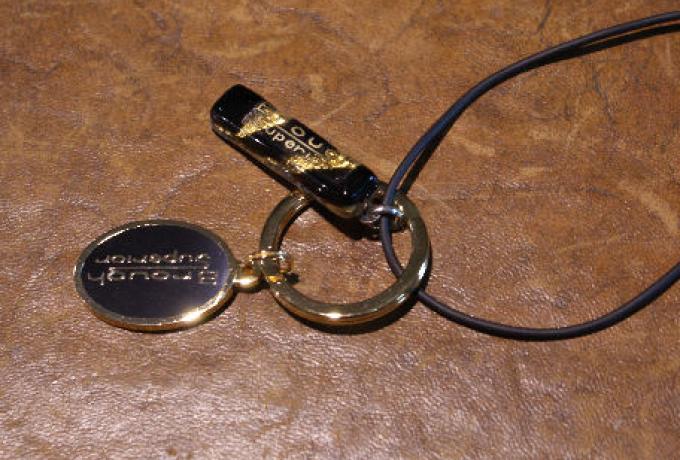 Brough Superior Halskette Schwarz und Gold