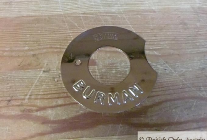 Burman Kickstartfederabdeckung  Nickel 91mm