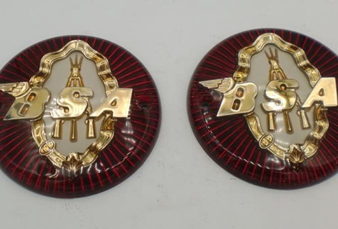 BSA Tank Badges Piled . A7/A10.Arms /Pair