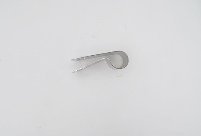 Velocette Clip für Öltank Entlüftungsschlauch Niro