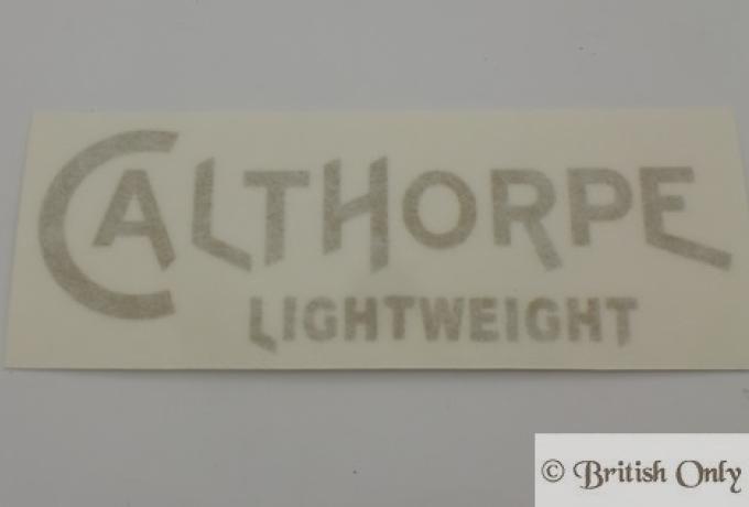 Calthorpe Lightweight Tank Sticker gold