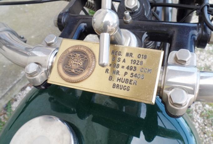 BSA Sloper 1928 500 cc OHV