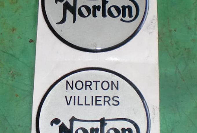 Norton/Villiers Stick on Badges NOS