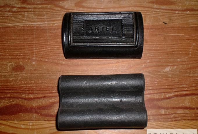 Ariel Footrest Rubbers Pedal Type /Pair with Logo