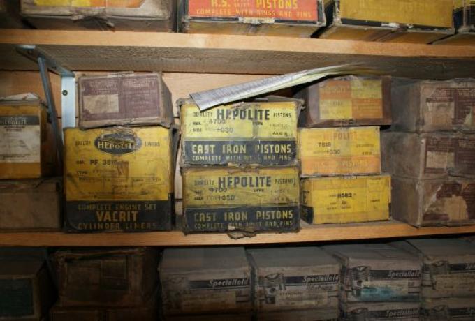 Car Pistons in their Boxes